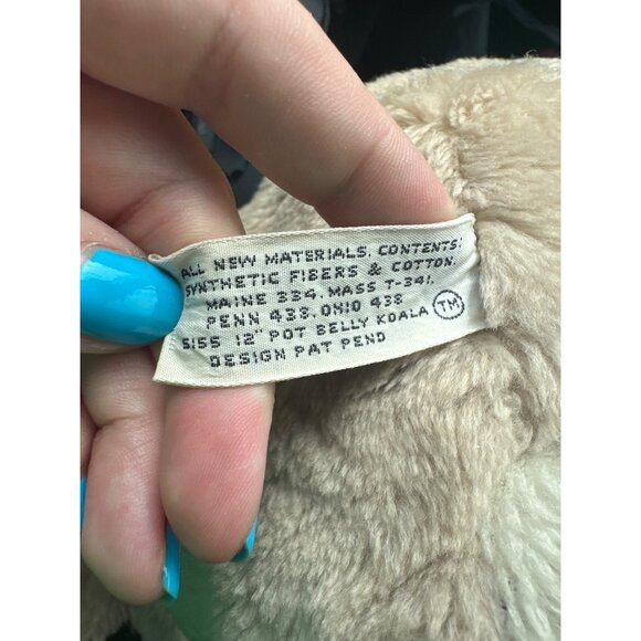 Vintage Daekor Pot Belly Koala Plush 1979 - Picture 6 of 6